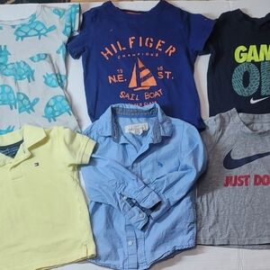 Boys Size 2T Clothes  Lot Of 17 Pants, Tops, Short Sets, P.j.s